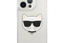 Karl Lagerfeld Choupette Head - Etui iPhone 13 Pro Max (przezroczysty) - zdjęcie 3