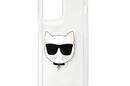 Karl Lagerfeld Choupette Head - Etui iPhone 13 Pro Max (przezroczysty) - zdjęcie 6
