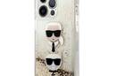 Karl Lagerfeld Liquid Glitter Karl & Choupette Head - Etui iPhone 13 Pro Max (z - zdjęcie 2