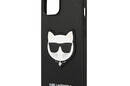 Karl Lagerfeld Saffiano Choupette Head Patch Case - Etui iPhone 14 Plus (czarny) - zdjęcie 6