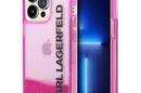 Karl Lagerfeld Liquid Glitter Translucent Elongated Logo Case  - zdjęcie 1