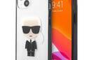 Karl Lagerfeld Ikonik Karl - Etui iPhone 13 mini (przezroczysty / czarna ramka) - zdjęcie 1