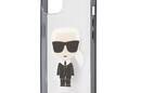 Karl Lagerfeld Ikonik Karl - Etui iPhone 13 mini (przezroczysty / czarna ramka) - zdjęcie 6