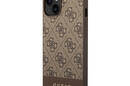 Guess 4G Bottom Stripe Metal Logo Collection - Etui iPhone 14 Plus (br - zdjęcie 2