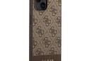 Guess 4G Bottom Stripe Metal Logo Collection - Etui iPhone 14 Plus (br - zdjęcie 4