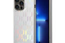 Karl Lagerfeld Monogram Iridescent - Etui iPhone 14 Pro Max (srebrny) - zdjęcie 1