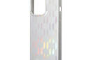 Karl Lagerfeld Monogram Iridescent - Etui iPhone 14 Pro Max (srebrny) - zdjęcie 5
