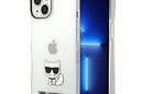 Karl Lagerfeld Choupette Body - Etui iPhone 14 Plus (przezroczysty) - zdjęcie 1