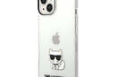 Karl Lagerfeld Choupette Body - Etui iPhone 14 Plus (przezroczysty) - zdjęcie 2