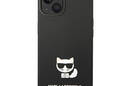 Karl Lagerfeld Choupette Body - Etui iPhone 14 (czarny) - zdjęcie 3