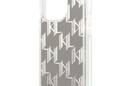 Karl Lagerfeld Monogram Liquid Glitter - Etui iPhone 14 Pro (srebrny) - zdjęcie 6