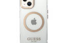 Guess Metal Outline Magsafe - Etui iPhone 14 (przezroczysty / z - zdjęcie 3