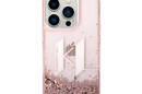 Karl Lagerfeld Liquid Glitter Big Logo Case - Etui iPhone 14 Pro (r - zdjęcie 3