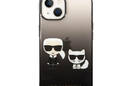 Karl Lagerfeld Gradient Ikonik Karl & Choupette - Etui iPhone 14 Plus (czarny) - zdjęcie 3
