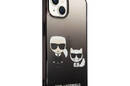 Karl Lagerfeld Gradient Ikonik Karl & Choupette - Etui iPhone 14 Plus (czarny) - zdjęcie 4