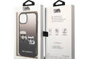 Karl Lagerfeld Gradient Ikonik Karl & Choupette - Etui iPhone 14 Plus (czarny) - zdjęcie 8