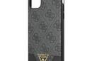 Guess 4G Triangle Collection - Etui iPhone 11 (szary) - zdjęcie 3