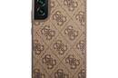 Guess 4G Metal Gold Logo - Etui Samsung Galaxy S22 (bršzowy) - zdjęcie 3