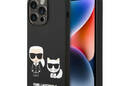 Karl Lagerfeld Liquid Silicone Karl & Choupette MagSafe - Etui iPhone 14 Pro Max (czarny) - zdjęcie 1