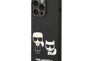 Karl Lagerfeld Liquid Silicone Karl & Choupette MagSafe - Etui iPhone 14 Pro Max (czarny) - zdjęcie 2