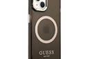 Guess Gold Outline Translucent MagSafe - Etui iPhone 14 (czarny) - zdjęcie 4
