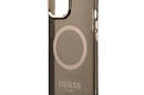 Guess Gold Outline Translucent MagSafe - Etui iPhone 14 (czarny) - zdjęcie 6