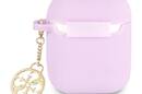 Guess 4G Charms Silicone Case  - Etui AirPods (Purple) - zdjęcie 2