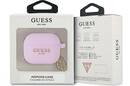Guess 4G Charms Silicone Case  - Etui AirPods 3 (Purple) - zdjęcie 3