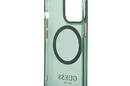 Guess Gold Outline Translucent MagSafe - Etui iPhone 13 Pro (zielony) - zdjęcie 7