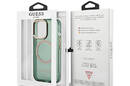Guess Gold Outline Translucent MagSafe - Etui iPhone 13 Pro (zielony) - zdjęcie 8