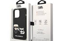 Karl Lagerfeld Liquid Silicone Karl & Choupette MagSafe - Etui iPhone 14 Pro Max (czarny) - zdjęcie 8