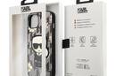 Karl Lagerfeld Iconic Karl Flower - Etui iPhone 13 Mini (szary) - zdjęcie 8