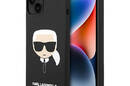 Karl Lagerfeld Silicone Ikonik Karl`s Head - Etui iPhone 14 Plus (czarny) - zdjęcie 1