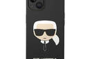 Karl Lagerfeld Silicone Ikonik Karl`s Head - Etui iPhone 14 Plus (czarny) - zdjęcie 3