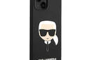 Karl Lagerfeld Silicone Ikonik Karl`s Head - Etui iPhone 14 Plus (czarny) - zdjęcie 4