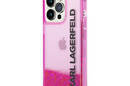 Karl Lagerfeld Liquid Glitter Translucent Elongated Logo Case  - zdjęcie 2