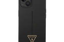 Guess Silicone Triangle Logo - Etui iPhone 14 Plus (czarny) - zdjęcie 3