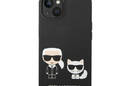 Karl Lagerfeld Liquid Silicone Karl & Choupette MagSafe - Etui iPhone 14 Plus (czarny) - zdjęcie 3