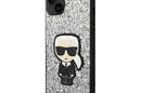 Karl Lagerfeld Glitter Flakes Ikonik - Etui iPhone 14 Plus (srebrny) - zdjęcie 2