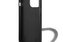 Karl Lagerfeld Leather Textured and Chain - Etui iPhone 13 Pro (czarny) - zdjęcie 7