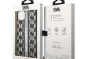 Karl Lagerfeld Monogram Stripe - Etui iPhone 14 (szary) - zdjęcie 8