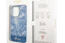 Guess Porcelain Collection - Etui iPhone 14 Pro (niebieski) - zdjęcie 8