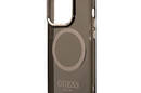 Guess Gold Outline Translucent MagSafe - Etui iPhone 14 Pro Max (czarny) - zdjęcie 6