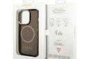 Guess Gold Outline Translucent MagSafe - Etui iPhone 14 Pro Max (czarny) - zdjęcie 8