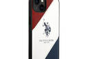 US Polo Assn Tricolor Embossed - Etui iPhone 14 Plus (bia - zdjęcie 6