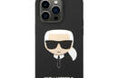 Karl Lagerfeld Silicone Ikonik Karl`s Head MagSafe - Etui iPhone 14 Pro (czarny) - zdjęcie 3