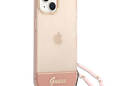 Guess Translucent Pearl Strap - Etui iPhone 14 Plus (r - zdjęcie 3