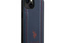 US Polo Assn Leather Stitch - Etui iPhone 14 Plus (granatowy) - zdjęcie 4
