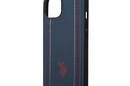 US Polo Assn Leather Stitch - Etui iPhone 14 Plus (granatowy) - zdjęcie 6