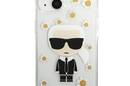 Karl Lagerfeld Iconic Karl Flower - Etui iPhone 13 Mini (przezroczysty) - zdjęcie 3